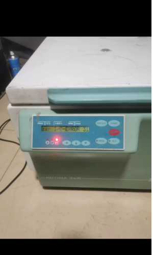 Hettich離心機開機顯示屏不亮維修全解析